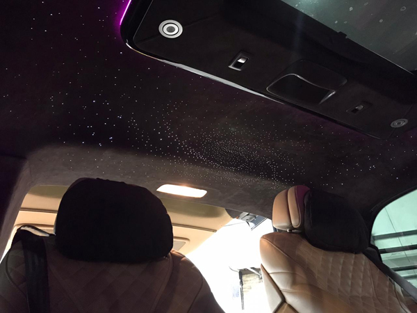Натяжные потолки Звездное небо: Звездное небо в автомобиле